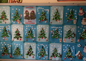 Świąteczna praca plastyczna grupy I