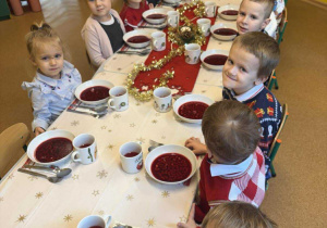 Obiad wigilijny w grupie I