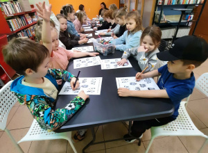 Warsztaty czytelnicze w bibliotece